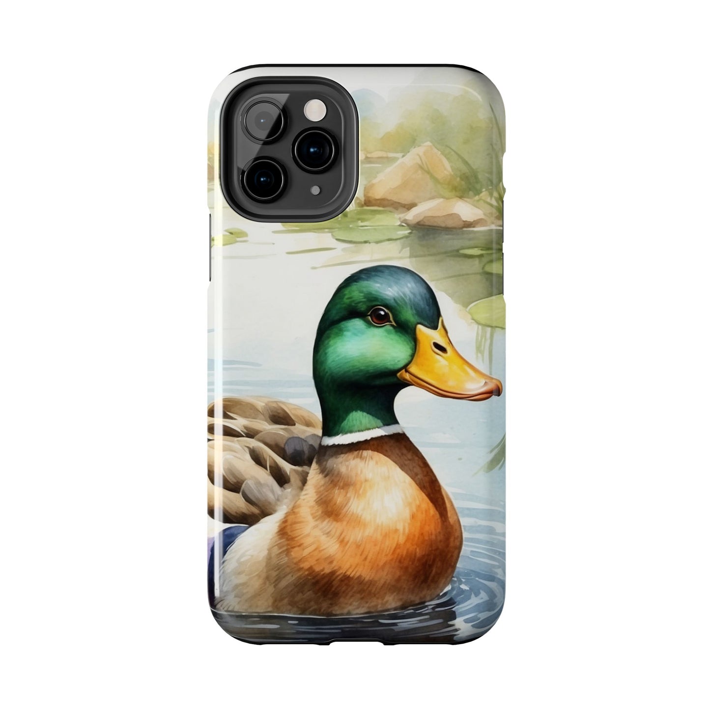 Serene Duck Reflection - iPhone Case