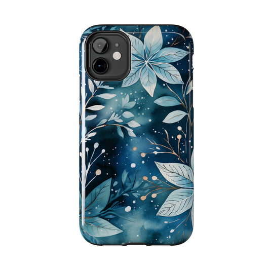 Midnight Frost Botanical – iPhone Case