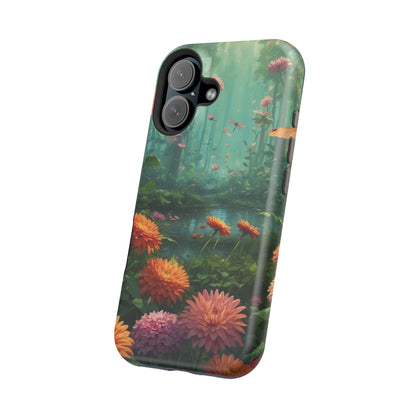 Enchanted Forest Dragonflies & Blossoms – MagSafe iPhone Series Case