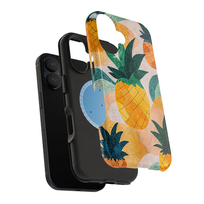 Tropical Pineapple MagSafe iPhone Case – Vibrant Fruit Design, Tough Dual-Layer Protection