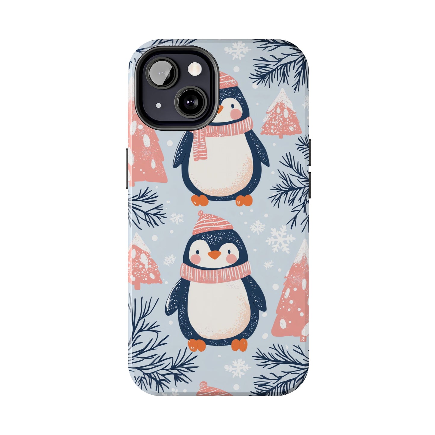 Penguin in Winter Wonderland iPhone Case