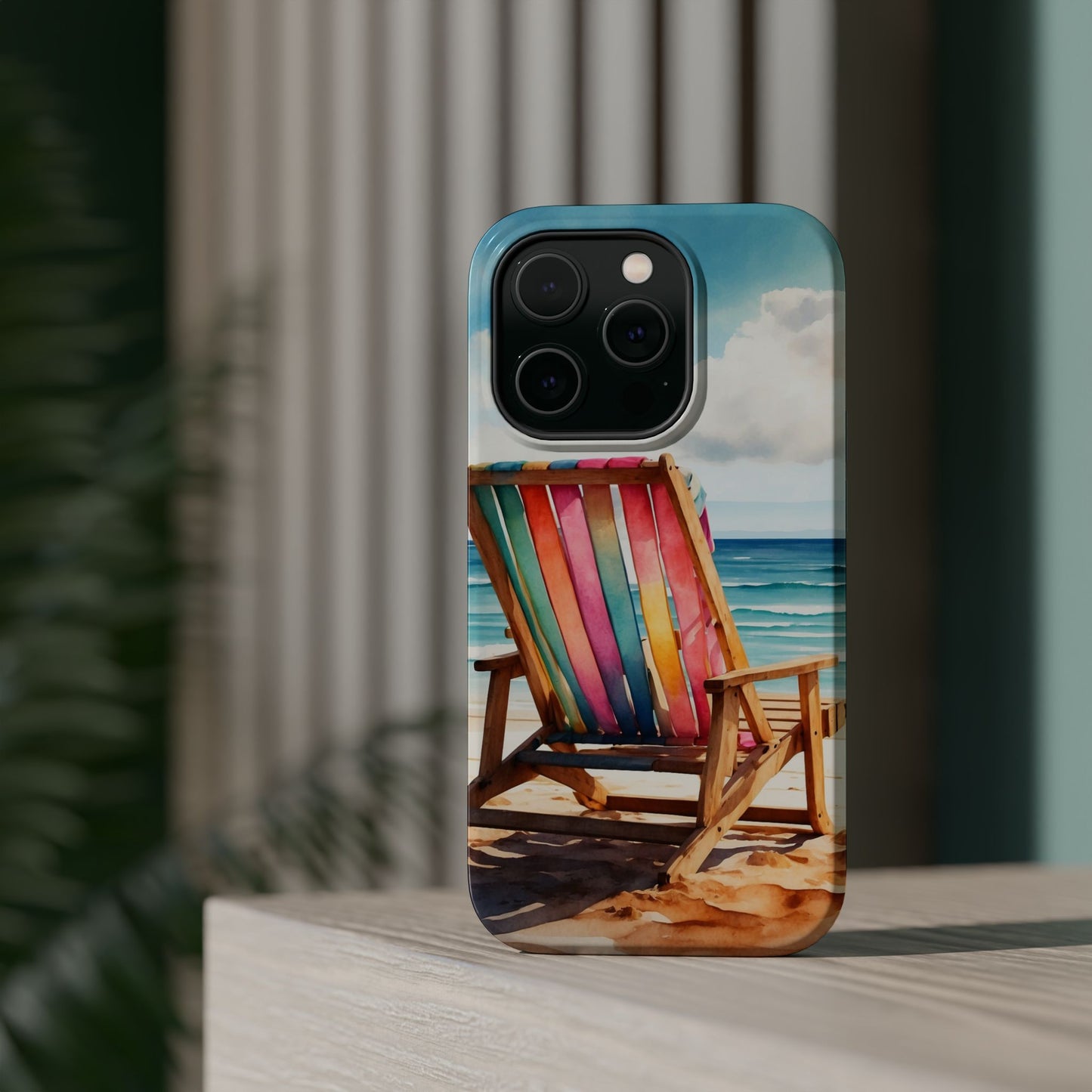 Vibrant Beach Escape MagSafe iPhone Case – Summer Vibes Design