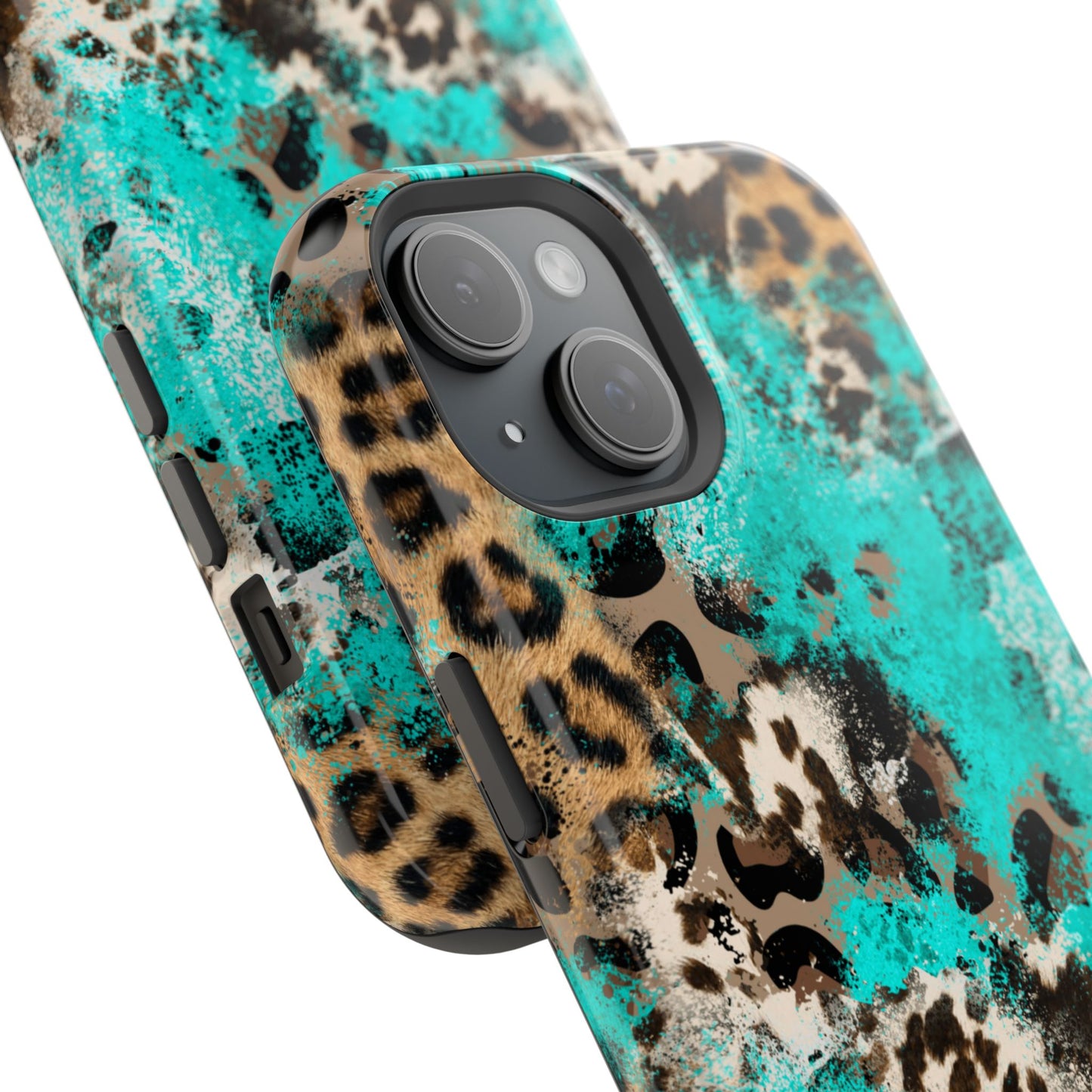 Aqua Splash Leopard - MagSafe iPhone Series Case