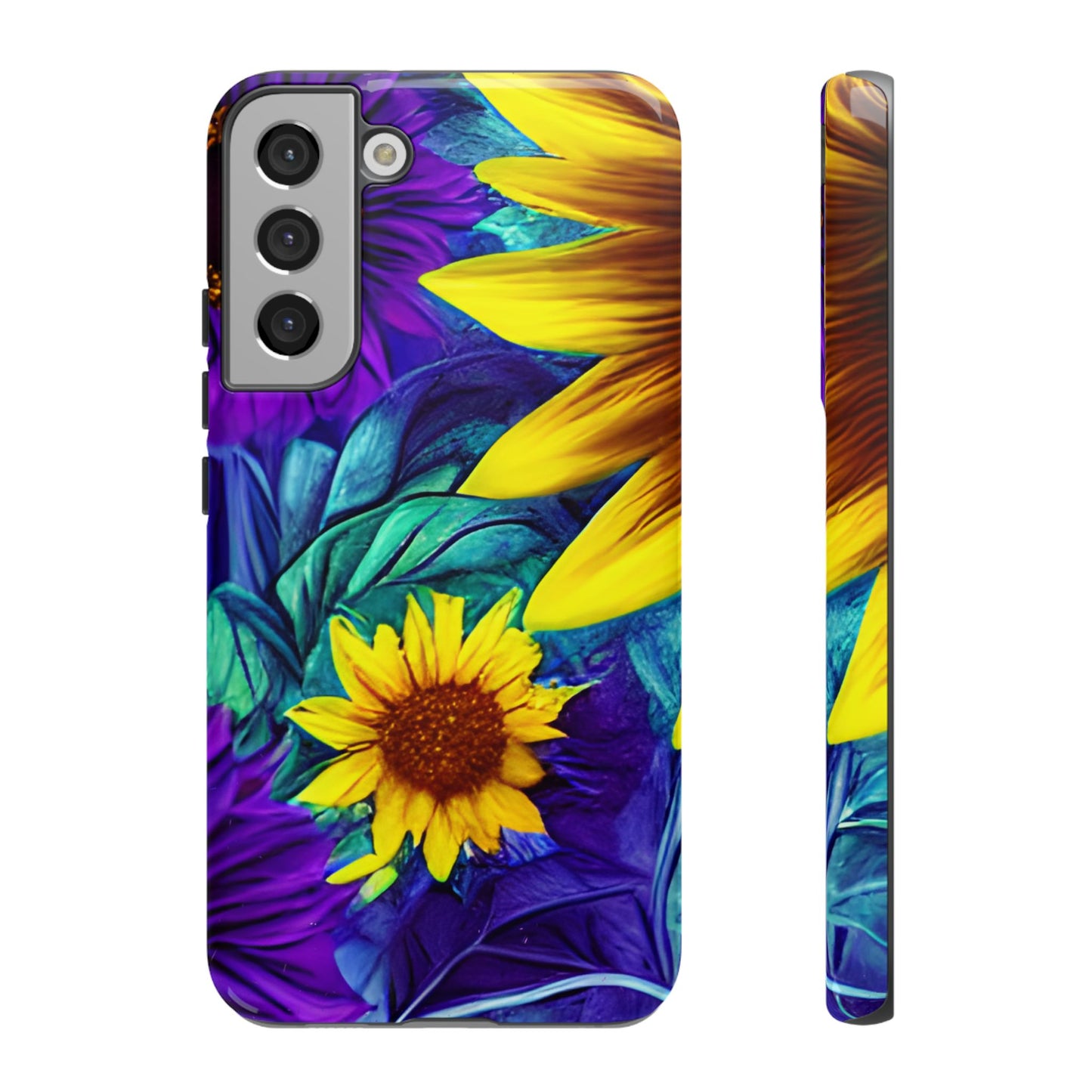 Purple & Gold Sunflower Dream - Samsung Galaxy Series Case