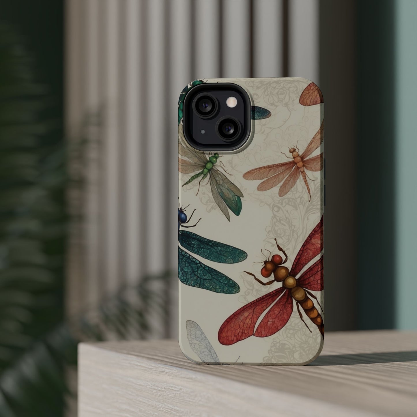 Vintage Dragonfly Garden – MagSafe iPhone Series Case