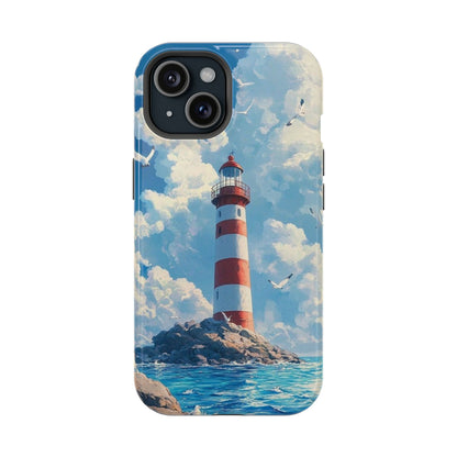 Iphone Case - Majestic Lighthouse Scene Design