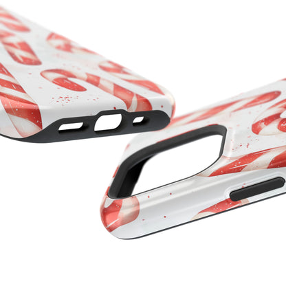 Festive Candy Cane Delight - MagSafe iPhone Series Case