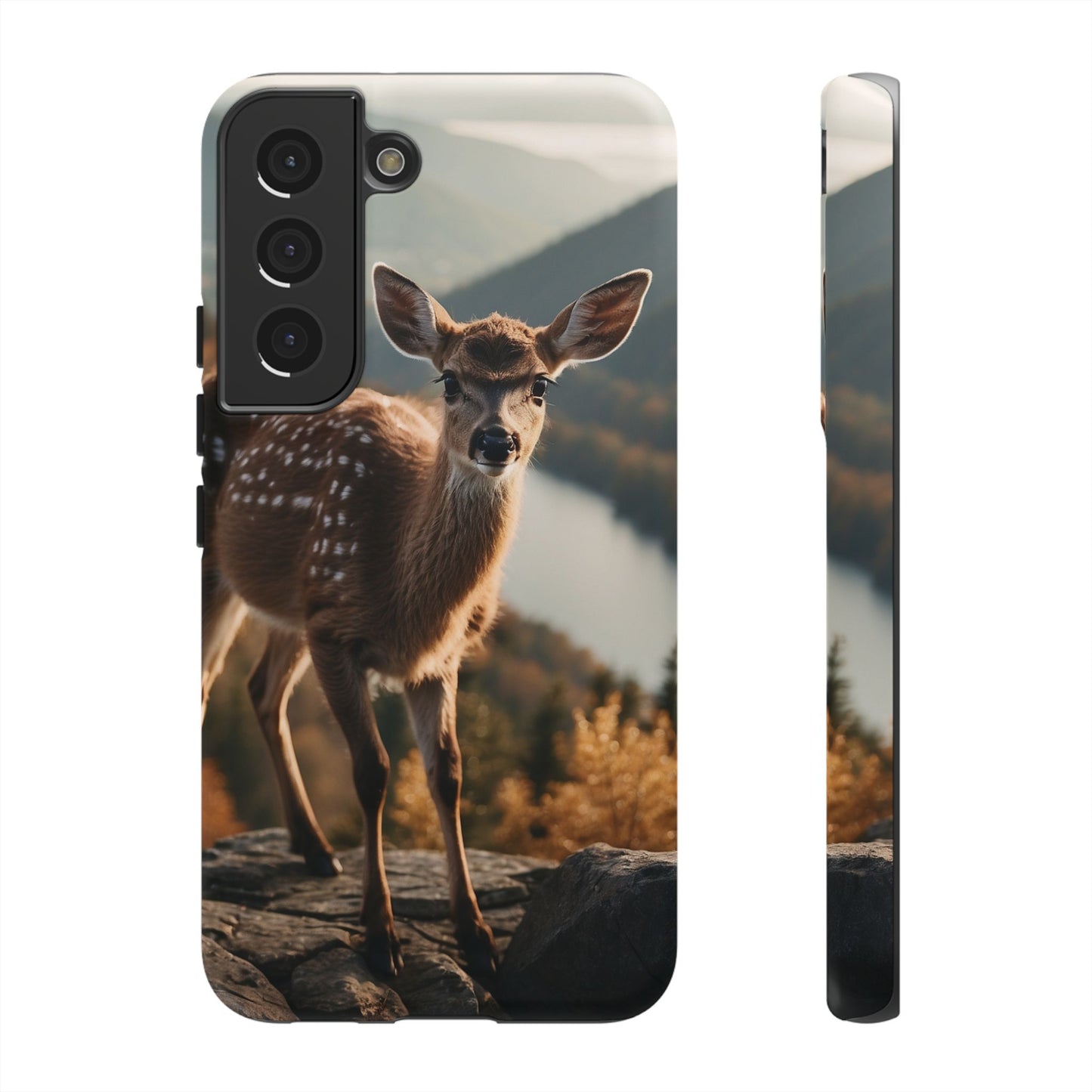 Whimsical Fawn in a Sunlit Forest iPhone Case