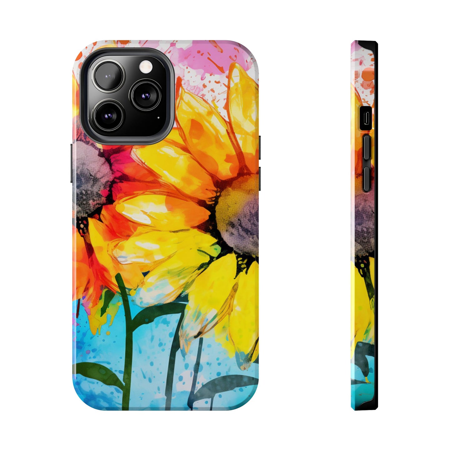 Bold Watercolor Sunflowers - iPhone Series Case