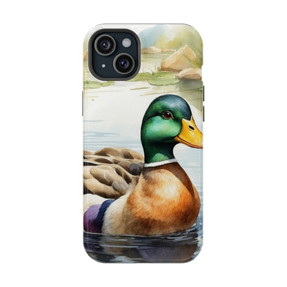 Serene Duck Reflection - MagSafe iPhone Case