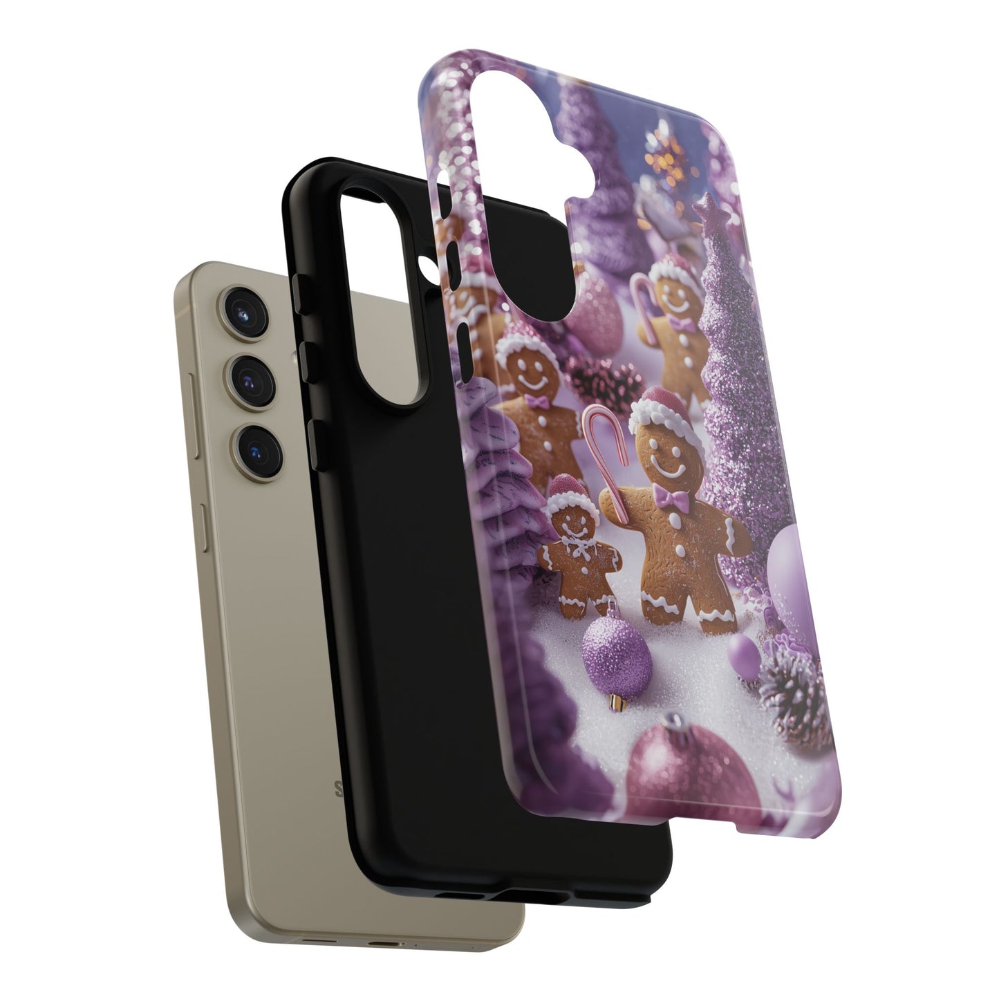 Pink Frosted Gingerbread Forest - Samsung Galaxy Series Case