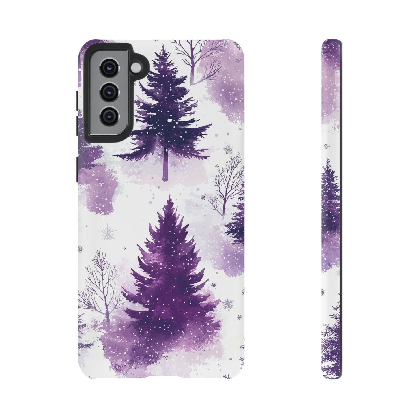 Purple Snowy Forest - Samsung Galaxy Series Case