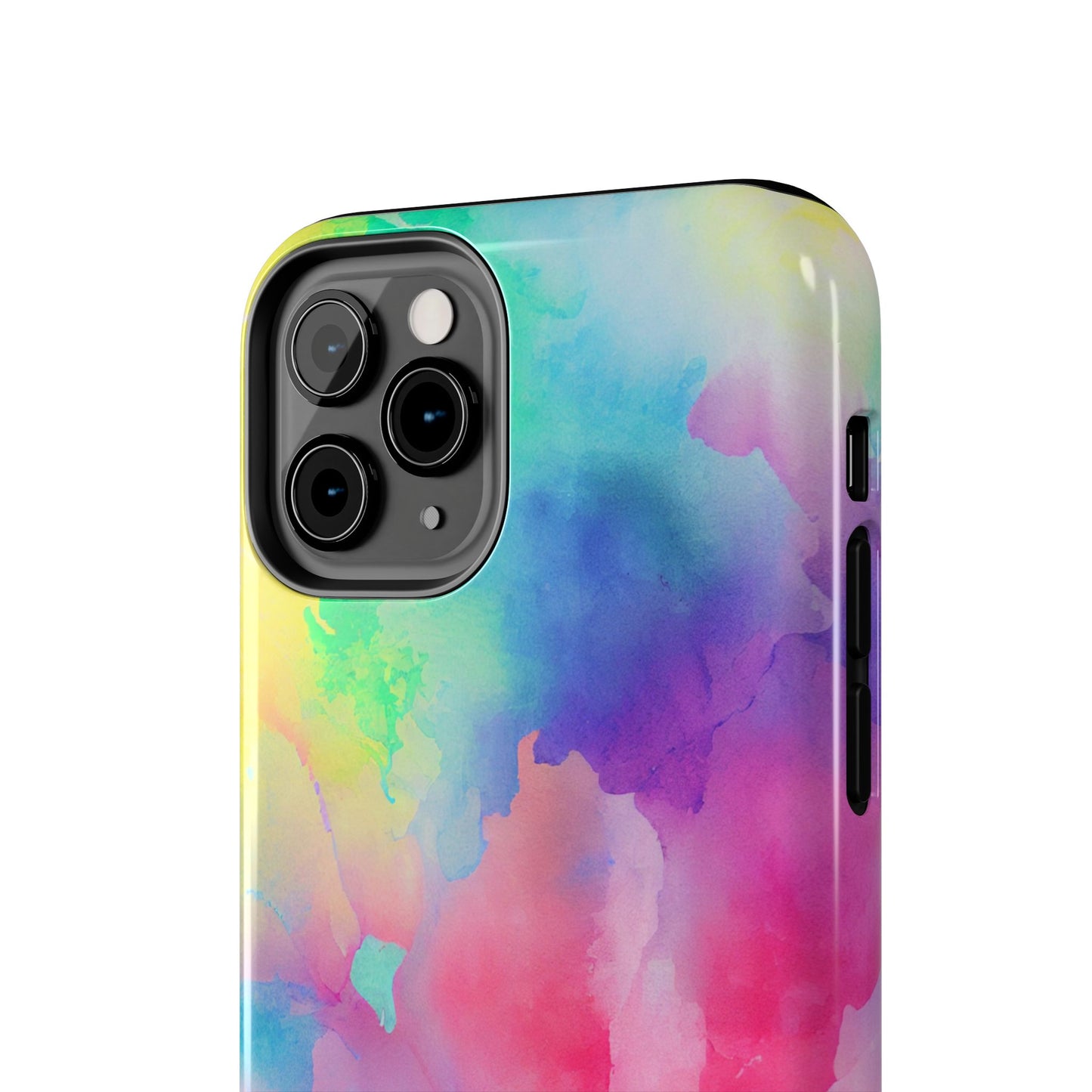 Pastel Watercolor Dream iPhone Case – Slim Profile, Glossy Finish