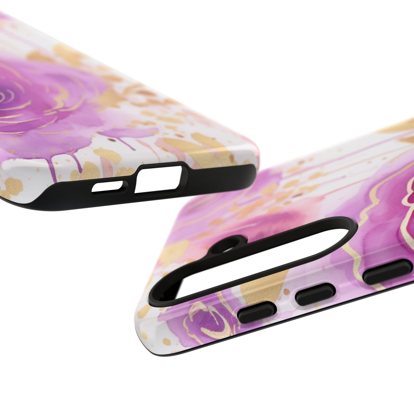 Radiant Purple & Gold Floral - Samsung Galaxy Series Case