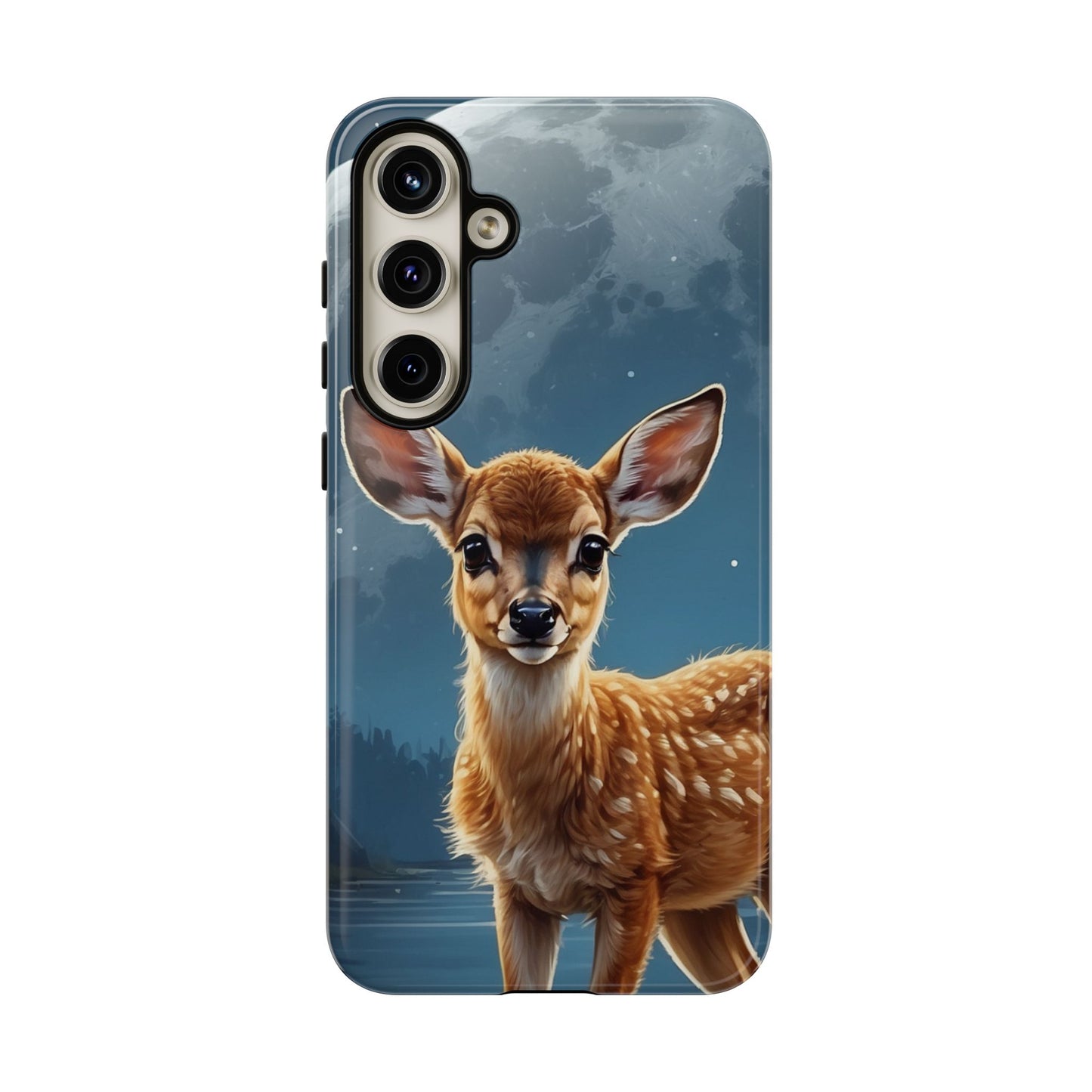 Samsung Galaxy Case – Enchanted Fawn Under the Moonlit Sky