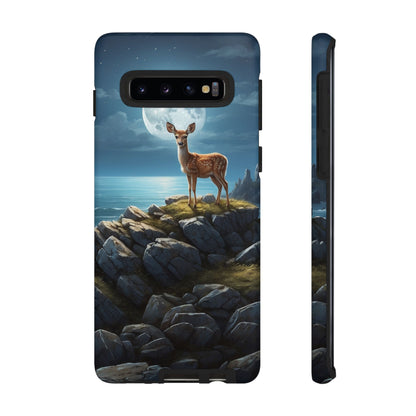 Enchanted Fawn Under the Moonlit Sky Samsung Galaxy Case