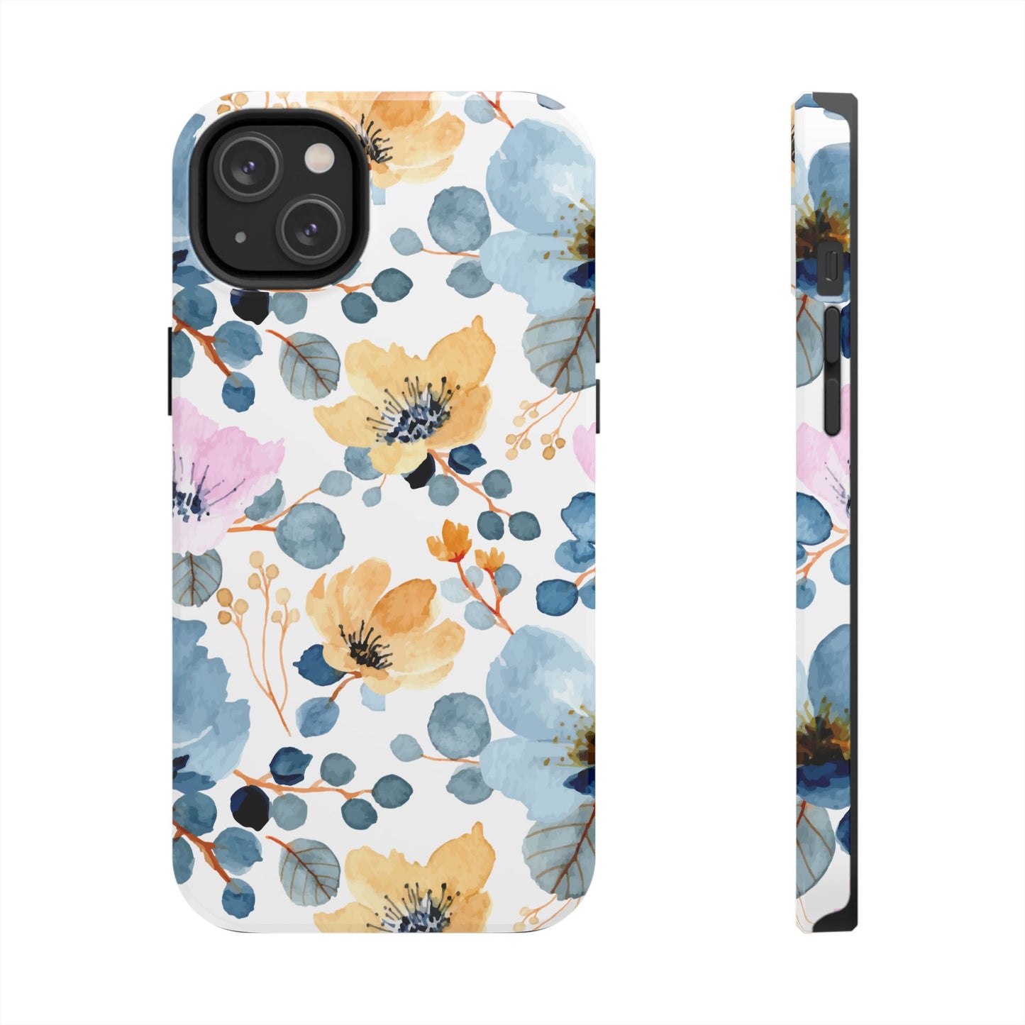 Spring Radiance – iPhone Series Case with Bright Watercolor Flowers