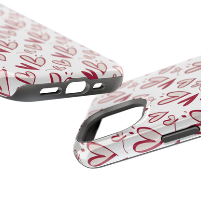 Love Scribbles MagSafe iPhone Case