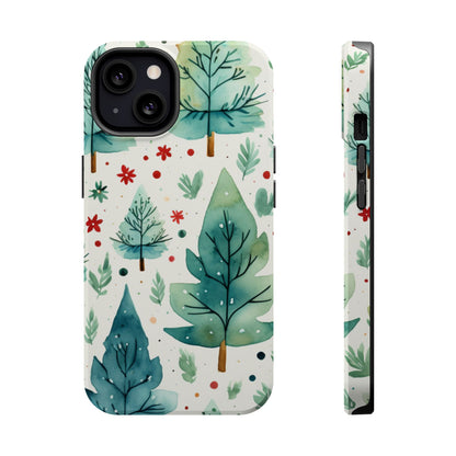 Watercolor Winter Forest - MagSafe iPhone Series Case