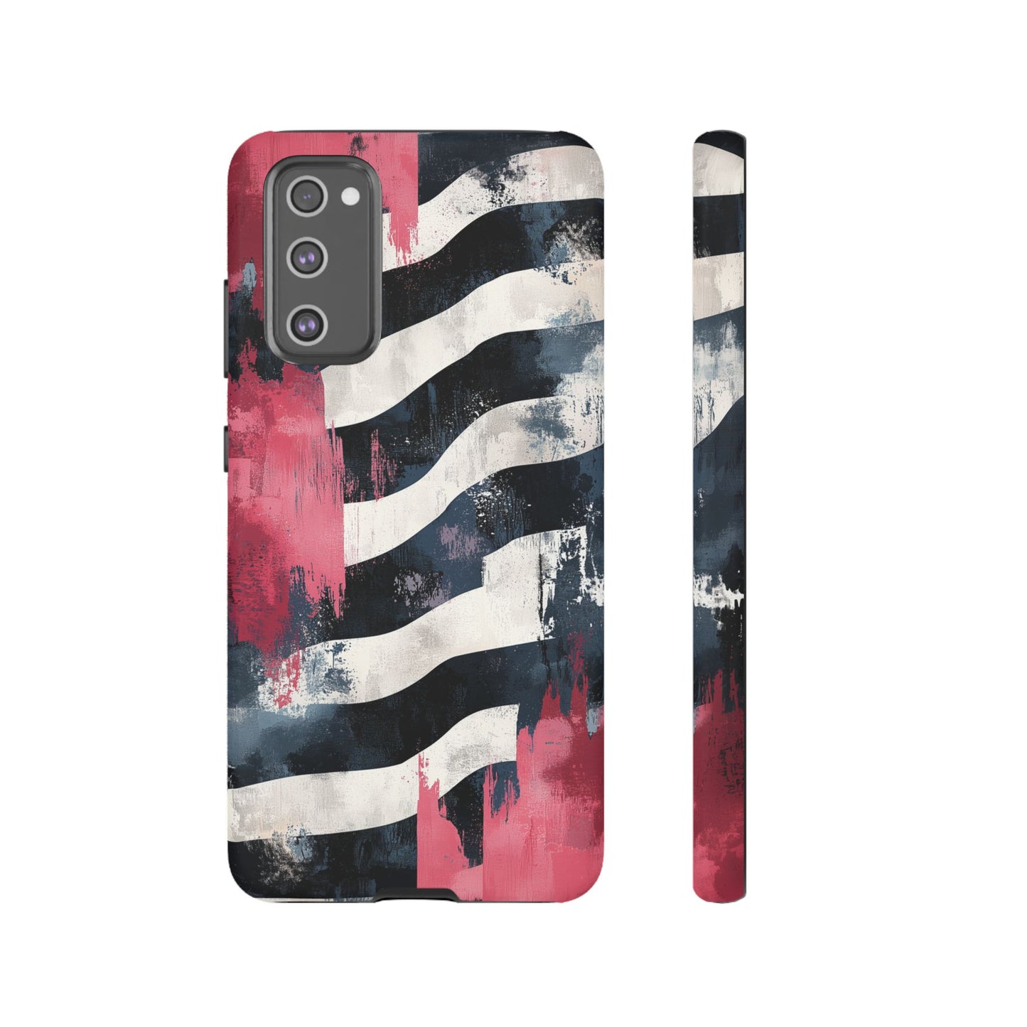 Blood Zebra Samsung Case – Bold Red & Black Pattern