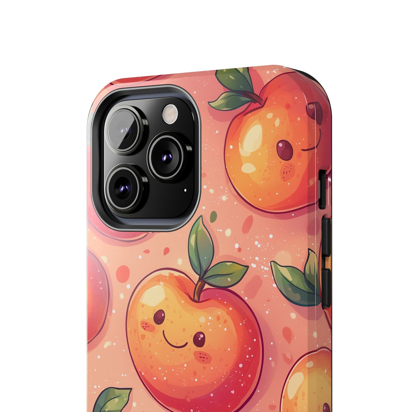 Cute Kawaii Peach iPhone Case – Durable Matte Finish, Slim & Lightweight Design - BOGO Cases