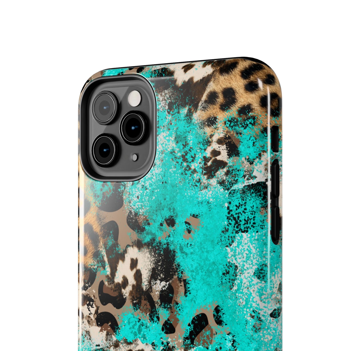 Aqua Splash Leopard - iPhone Series Case