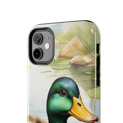 Serene Duck Reflection - iPhone Case