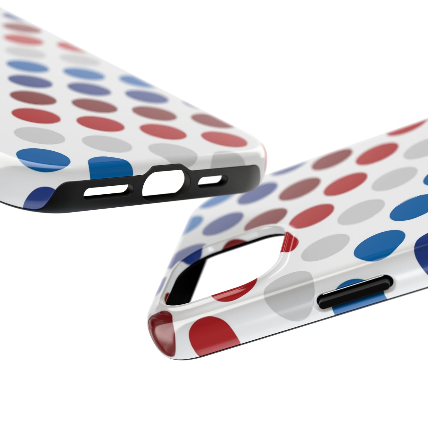 Patriotic Polka Dots - iPhone Case