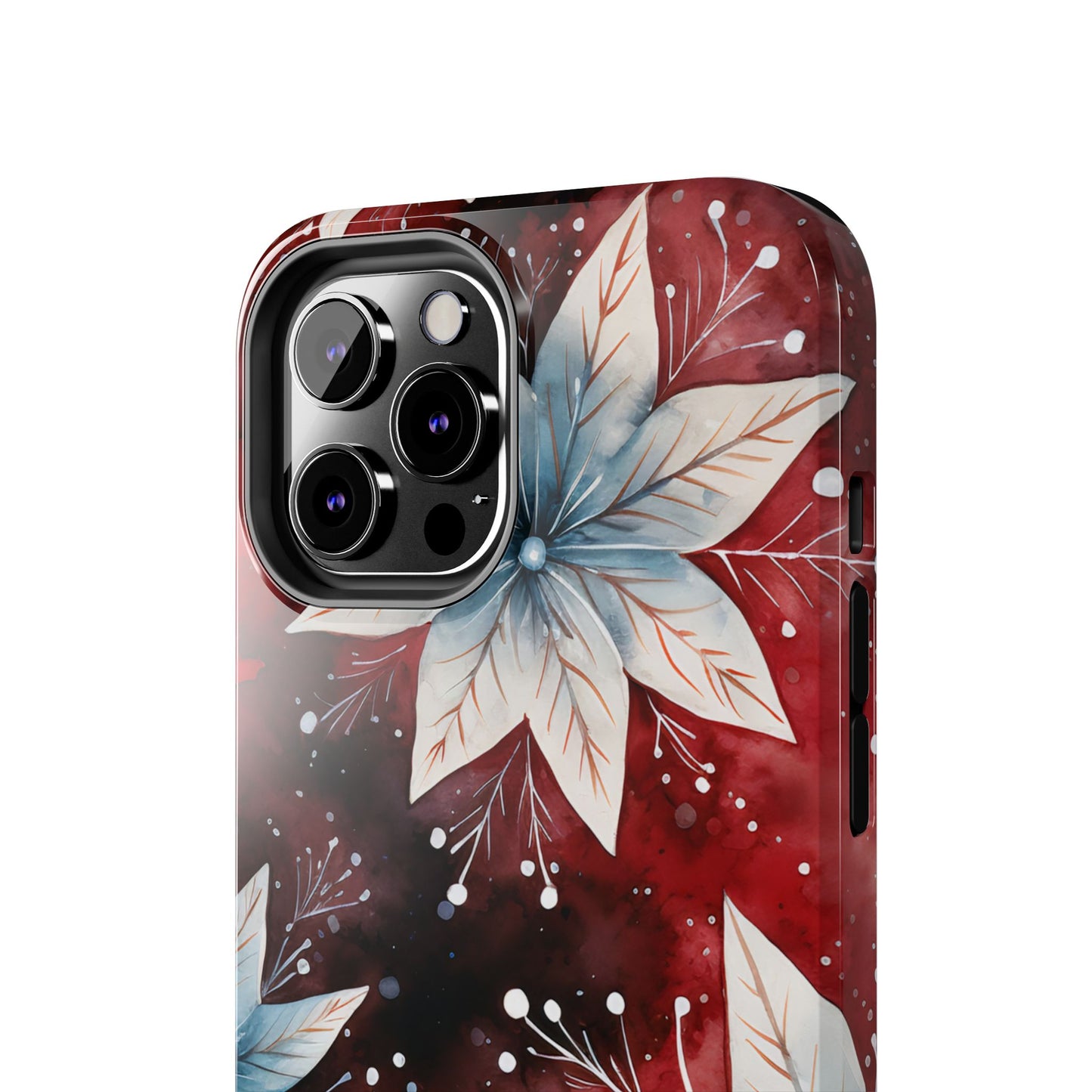 Winter Bloom Poinsettia – iPhone Case