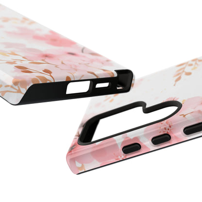 Soft Pink Cherry Blossom Samsung Galaxy Case – Elegant Floral Design