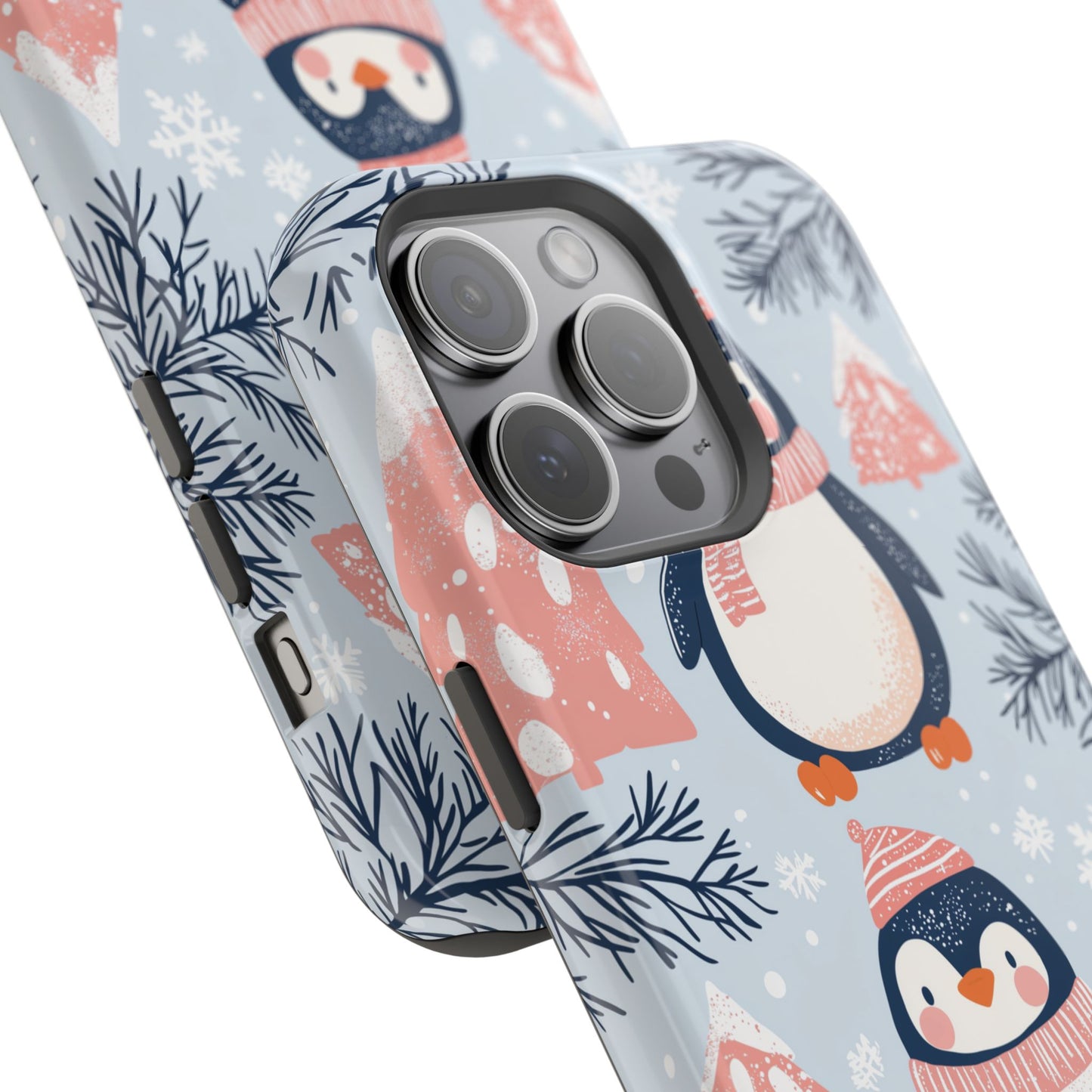 Penguin in Winter Wonderland MagSafe iPhone Case