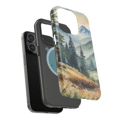 Tranquil Mountain Escape - MagSafe iPhone Case