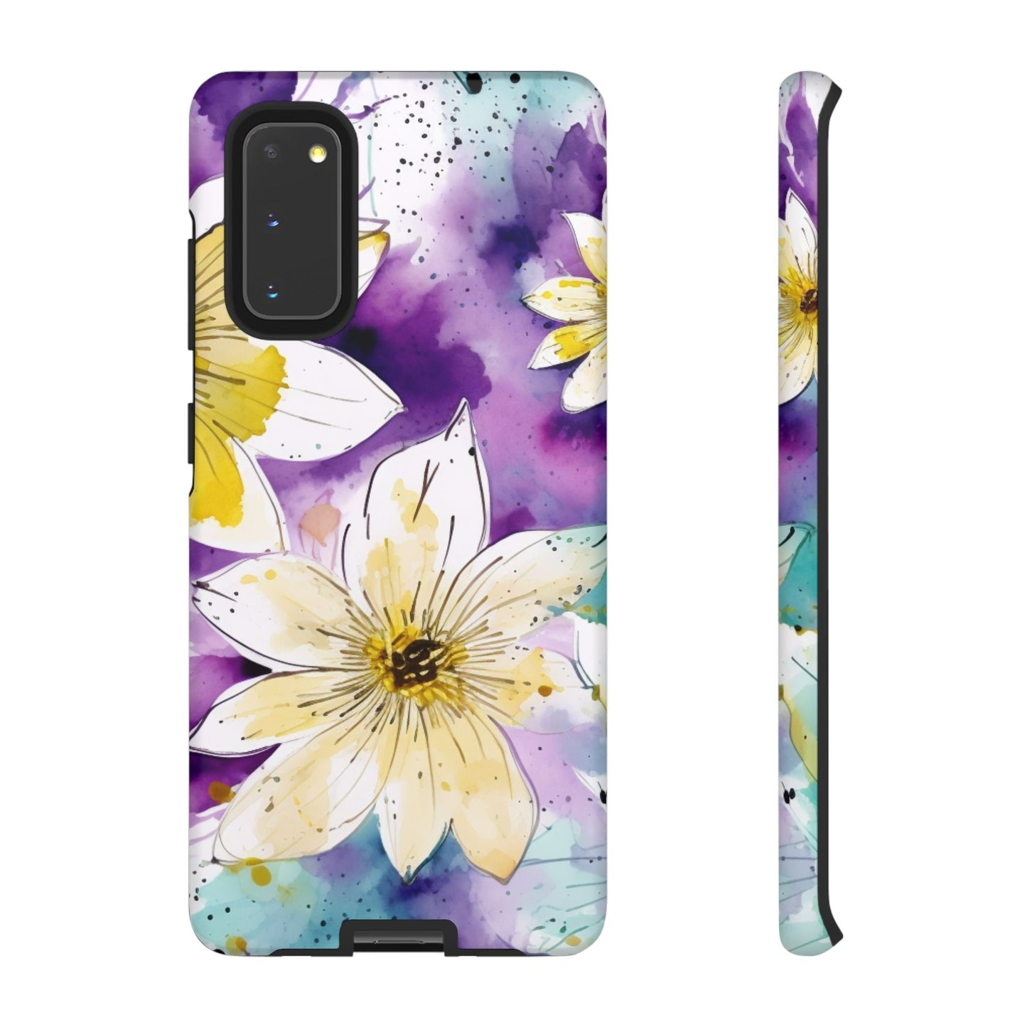 Abstract Floral Watercolor Splash - Samsung Galaxy Series Case