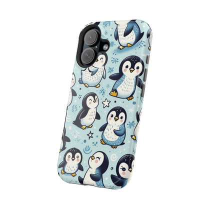 Cute Penguin Parade iPhone Case