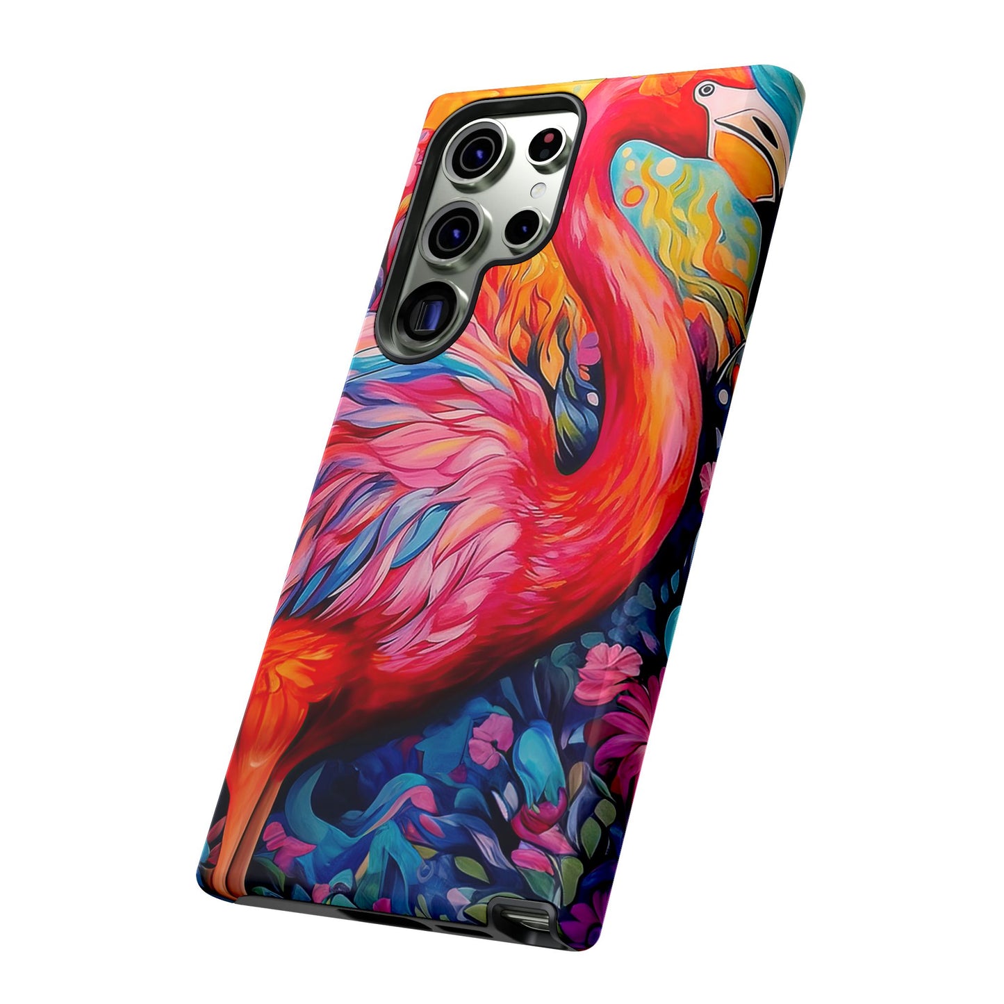 Flamingo Fiesta – Vibrant Flamingo Samsung Galaxy Phone Case