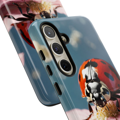 Samsung Galaxy Case: Floral Ladybug Delight