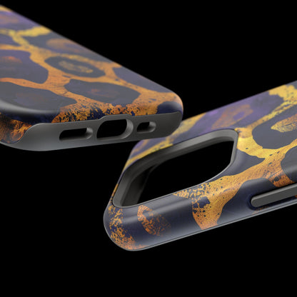 Regal Amethyst Leopard iPhone Case