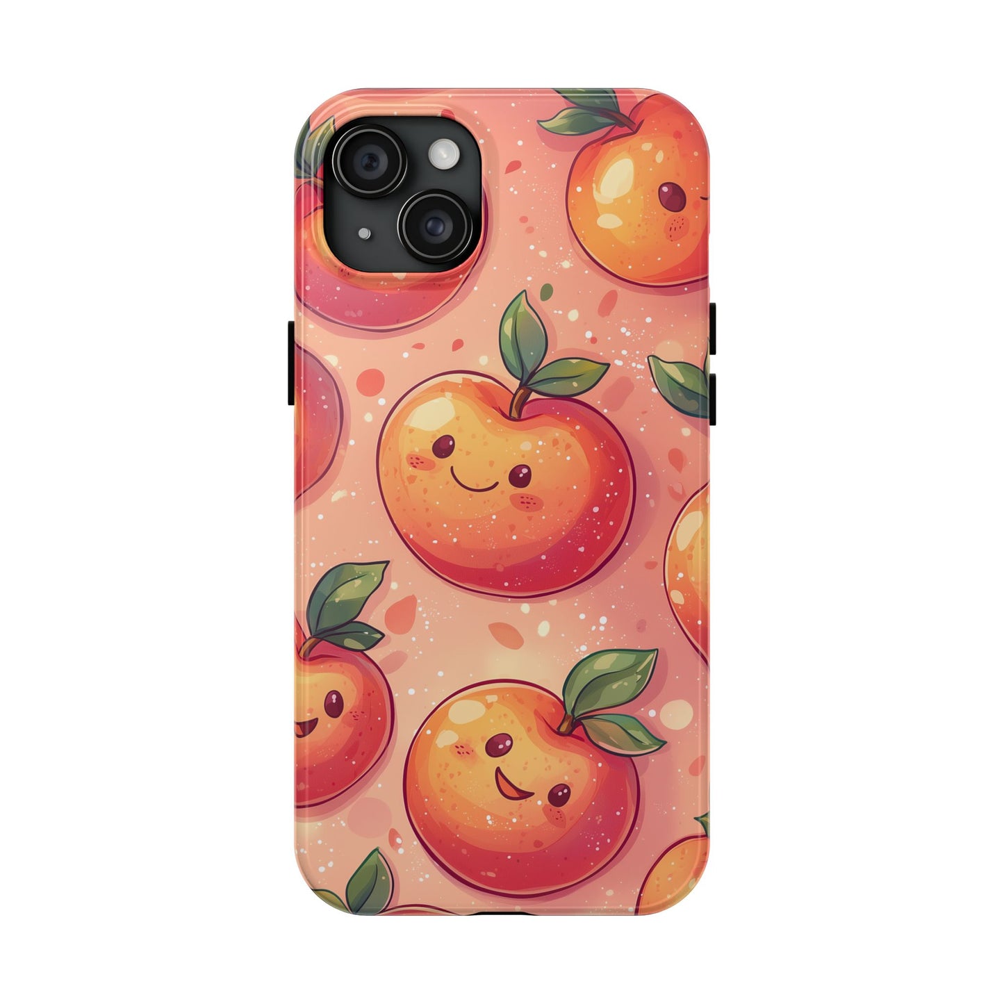 Cute Kawaii Peach iPhone Case – Durable Matte Finish, Slim & Lightweight Design - BOGO Cases