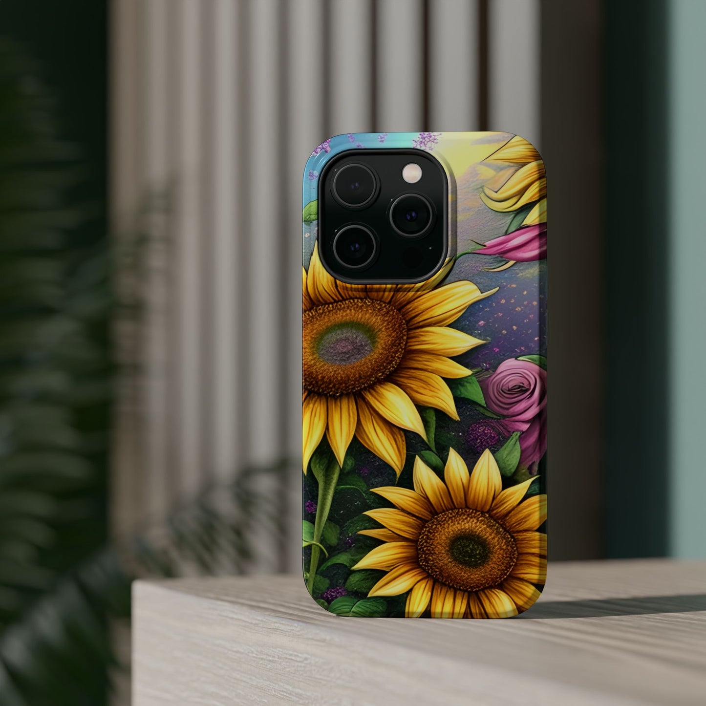 Whimsical Sunflower & Rose Garden - MagSafe iPhone Series Case