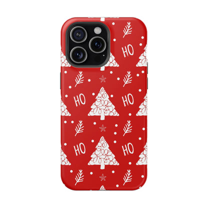 MagSafe iPhone Case: Ho Ho Ho – Christmas Tree Wonderland