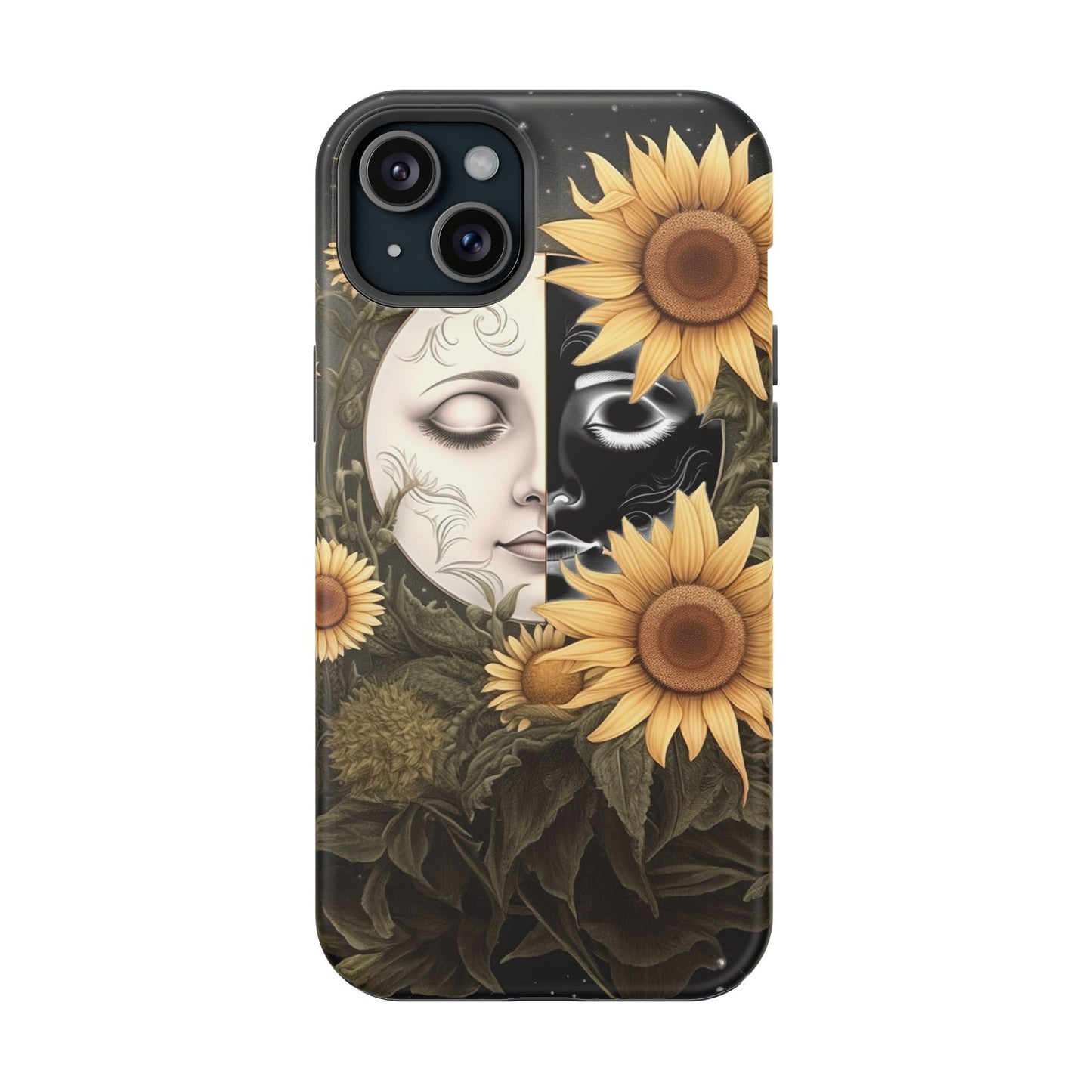 Sunflower Moon and Stars MagSafe Case – Ethereal Art