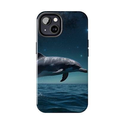 Midnight Ocean Dolphin - iPhone Case