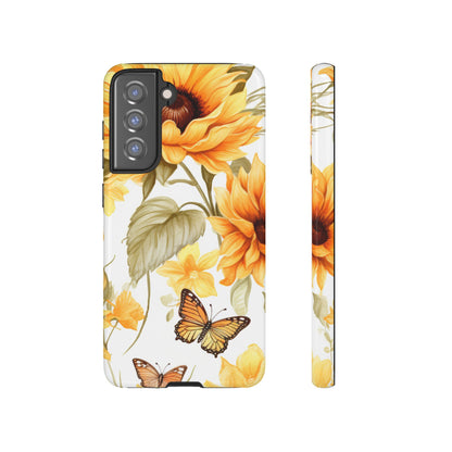 Sunflower & Butterfly Bliss - Samsung Galaxy  Series Case