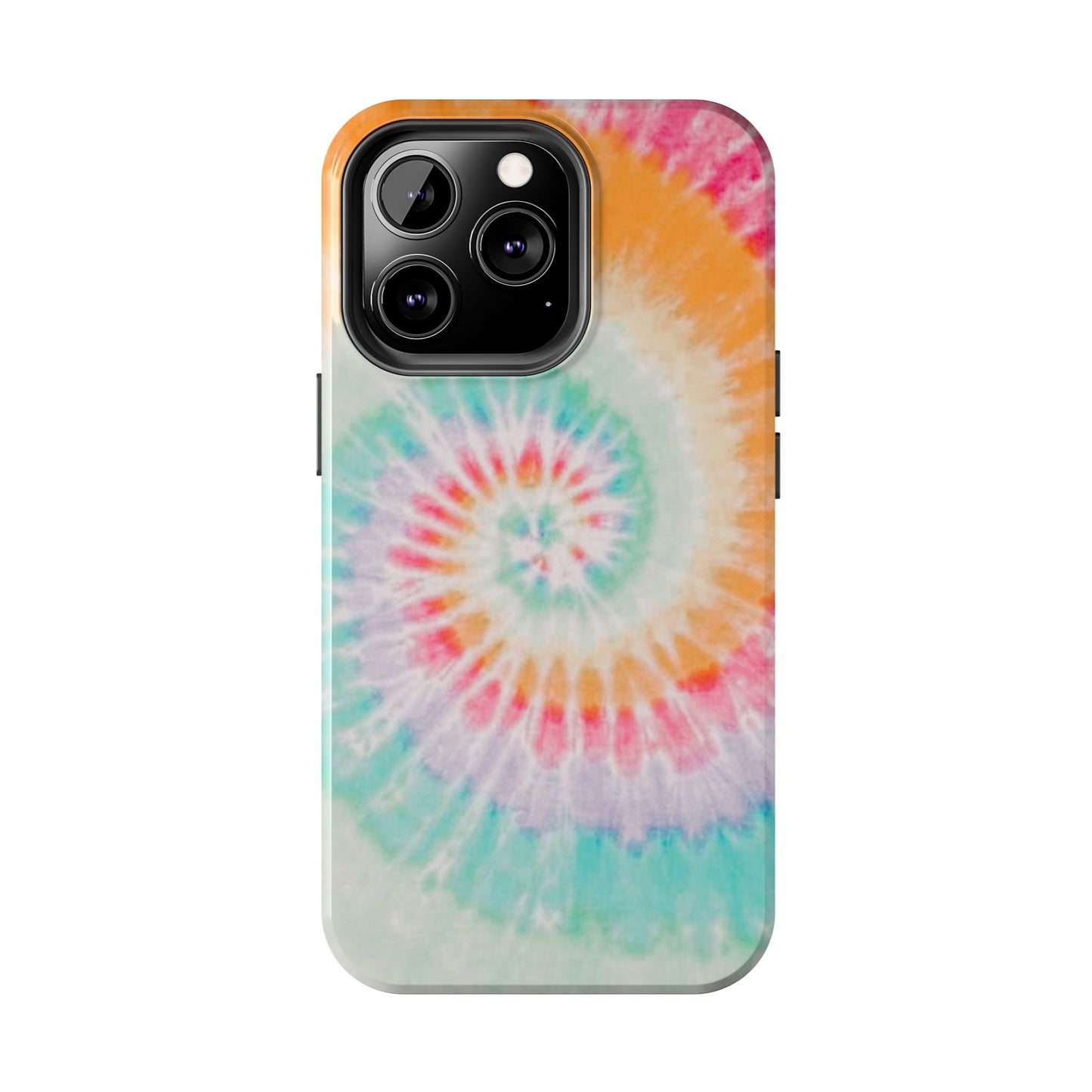 Pastel Swirl Tie-Dye iPhone Case – Soft & Minimalistic Style