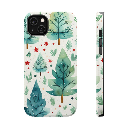 Watercolor Winter Forest - MagSafe iPhone Series Case