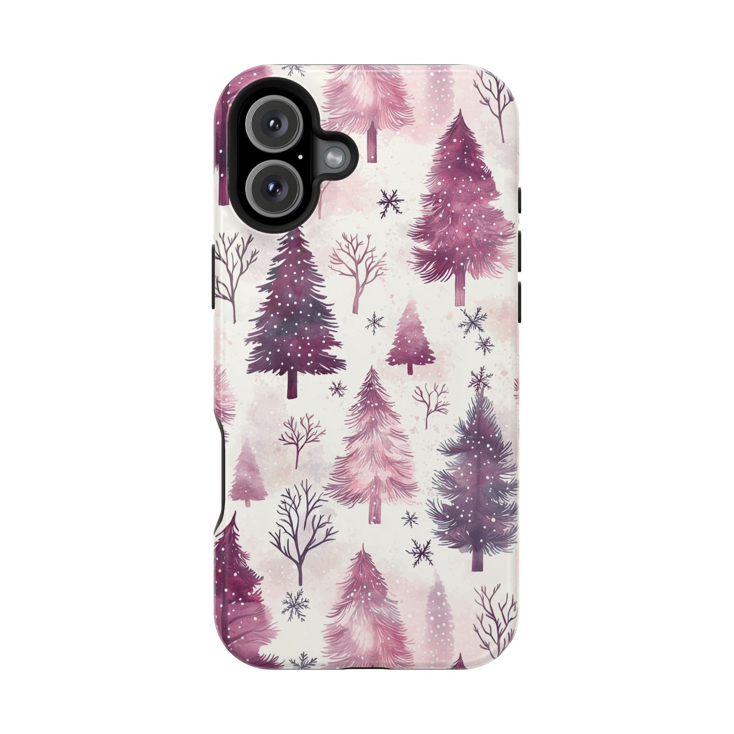 Winter Wonderland Purple Christmas Trees –  MagSafe iPhone Series Case