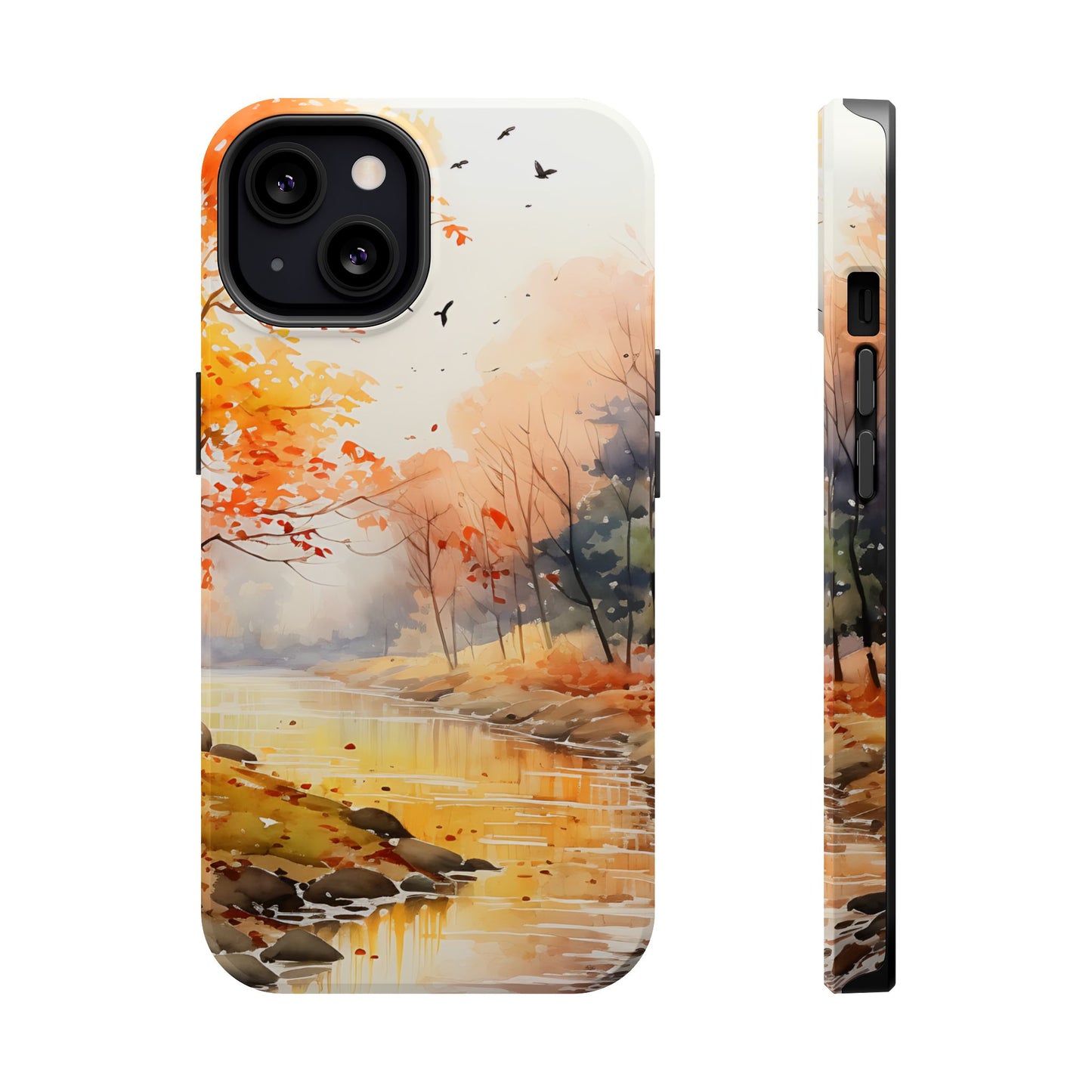 Autumn River Serenity – MagSafe iPhone Case