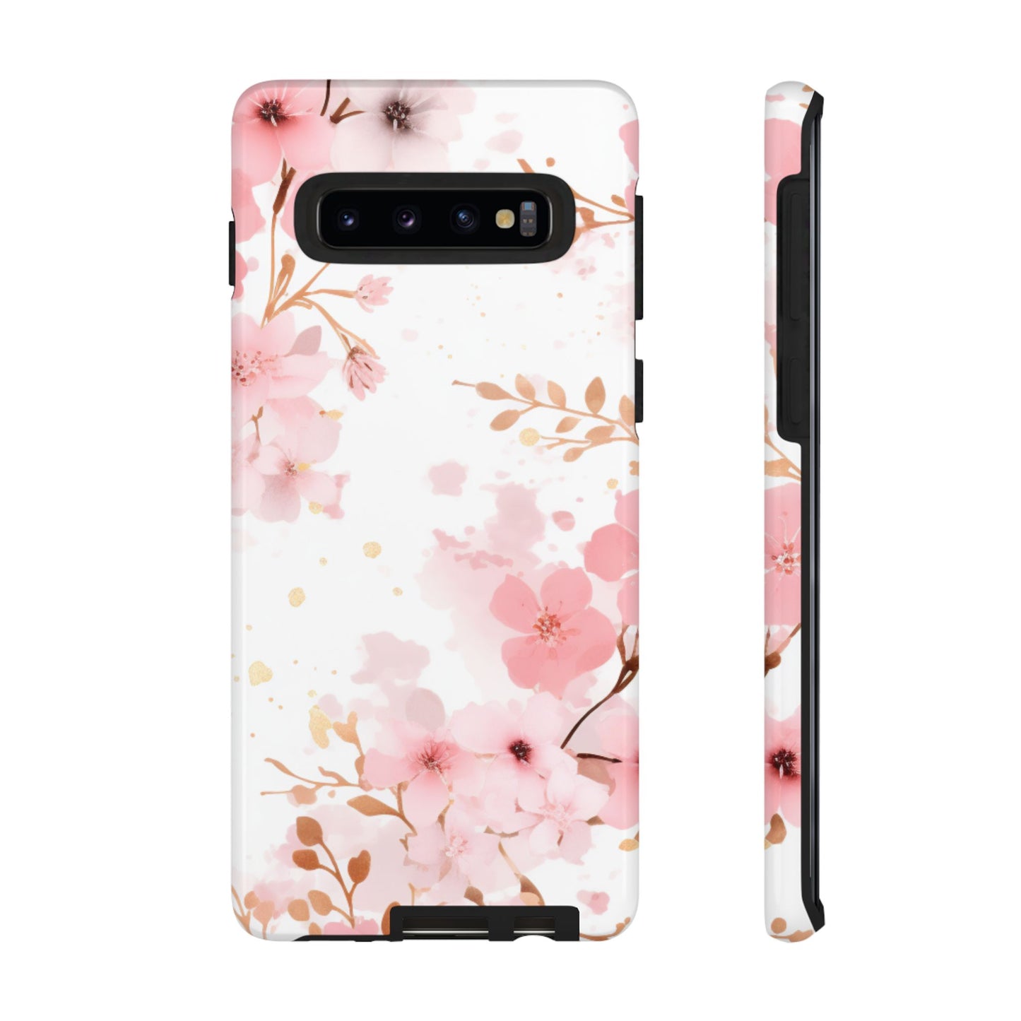 Soft Pink Cherry Blossom Samsung Galaxy Case – Elegant Floral Design