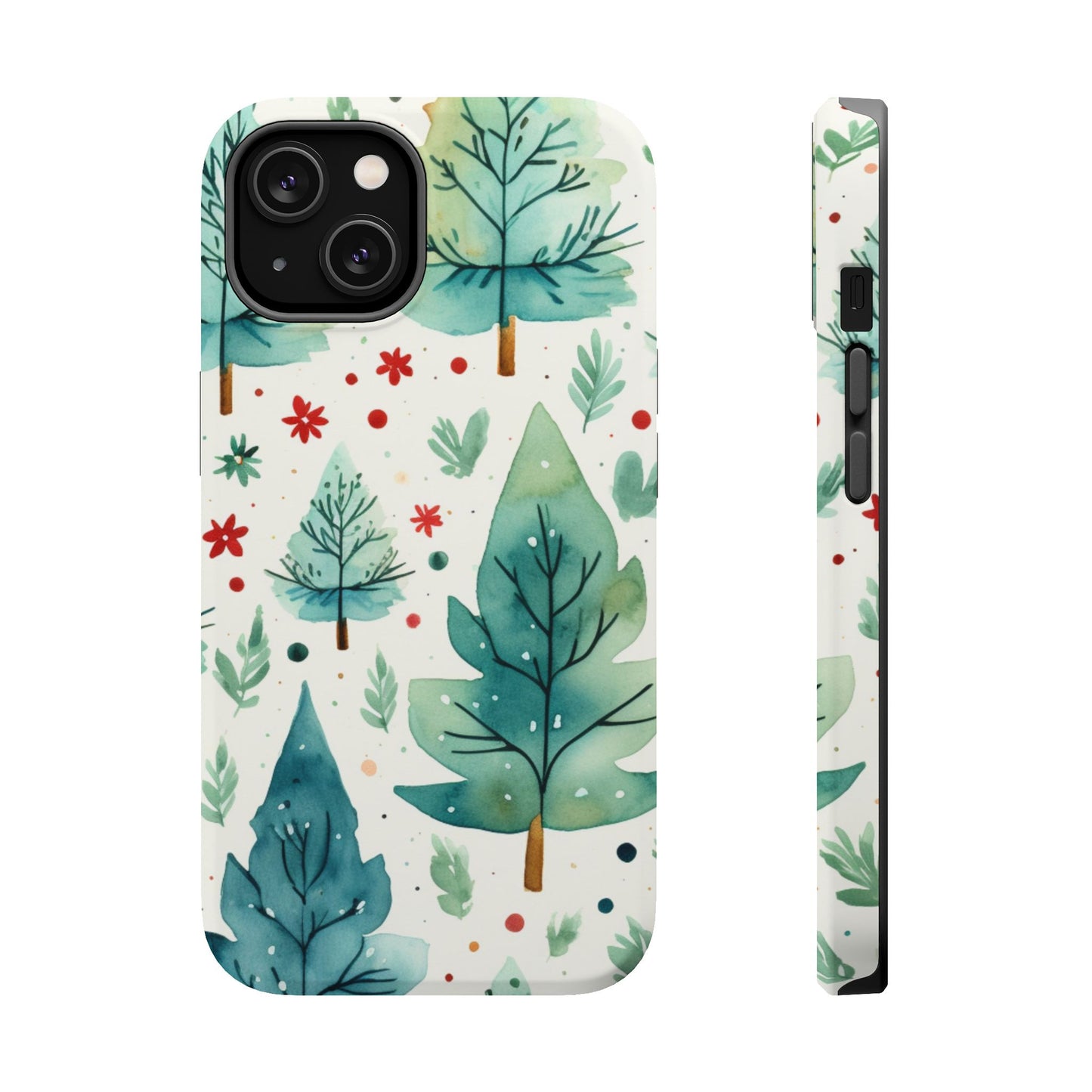 Watercolor Winter Forest - MagSafe iPhone Series Case