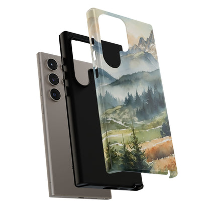 Serene Alpine Forest - Samsung Galaxy Case